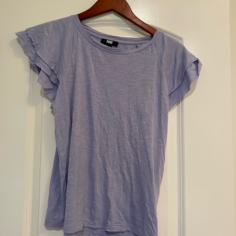 Paige ruffle t shirt
